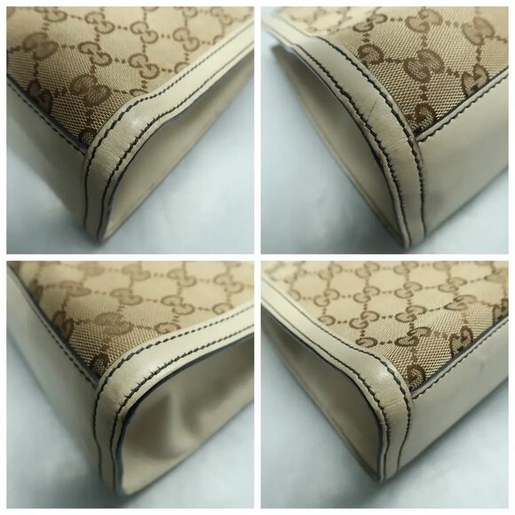 GUCCI Emily Brown Cloth Shoulder Bag 552-060525 - Picture 6 of 11